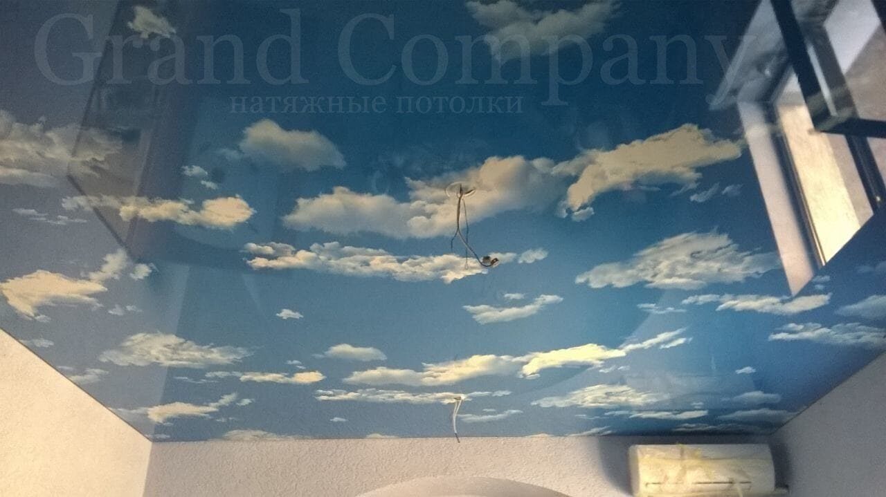 натяжной потолок с принтом цена