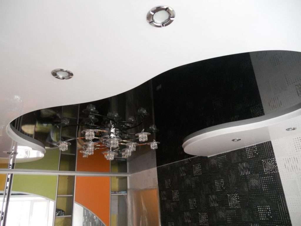 черные натяжные потолки в украине